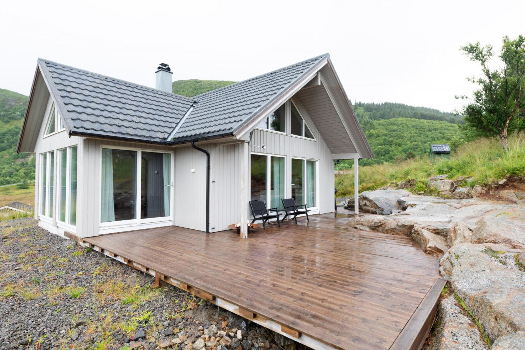 Haukland Beach Panorama Offersoya 外观 照片